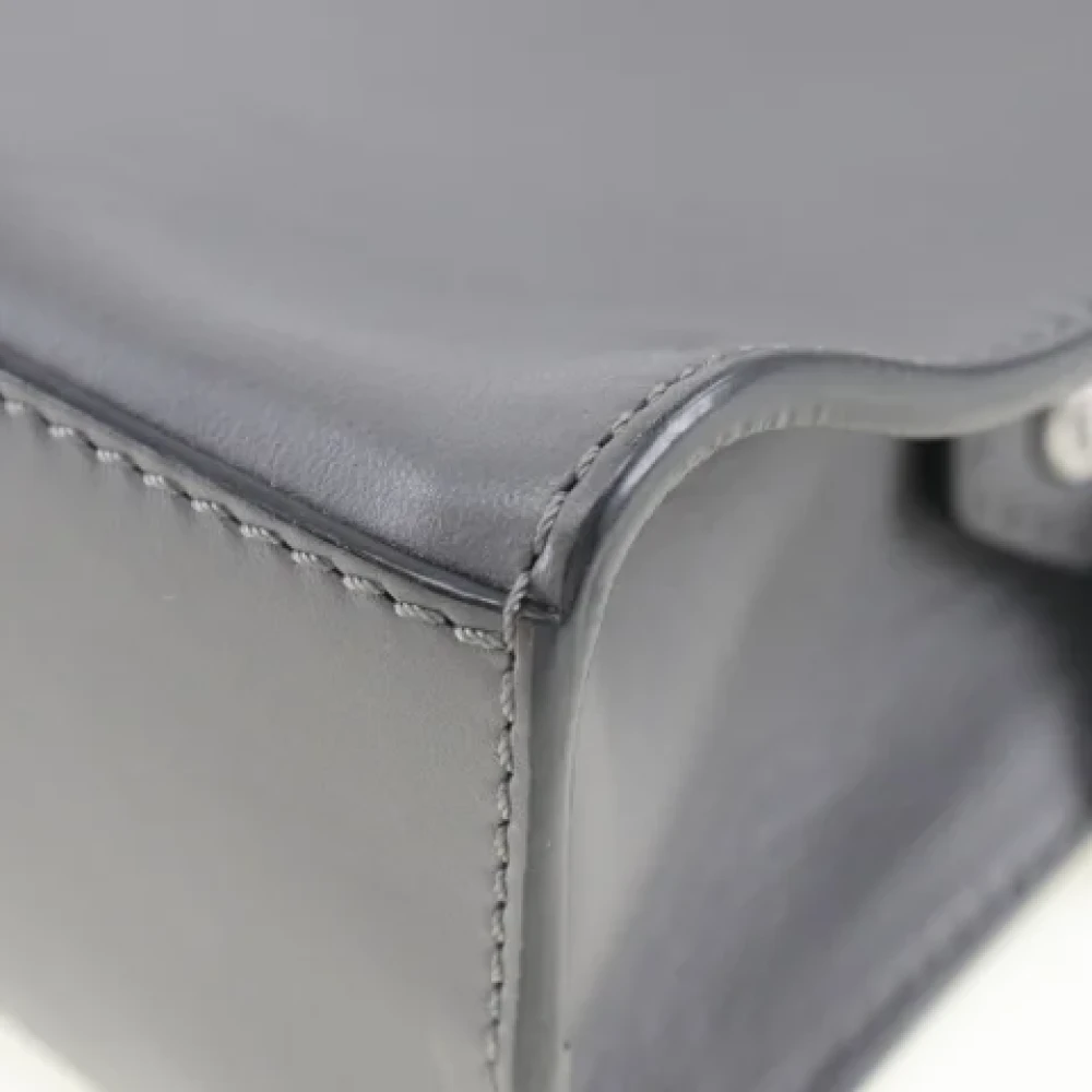 Fendi Vintage Pre-owned Leather shoulder-bags Black Dames