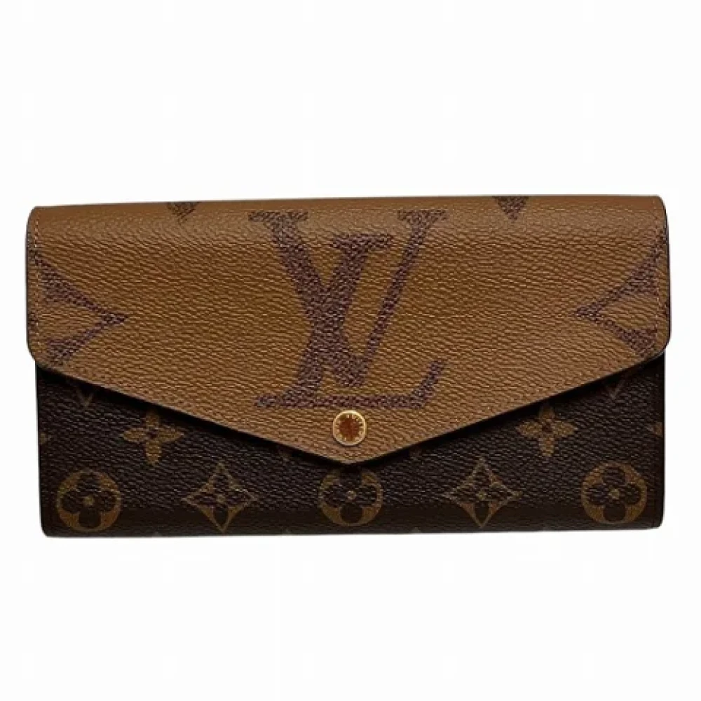 Louis Vuitton Vintage Pre-owned Canvas wallets Brown Dames