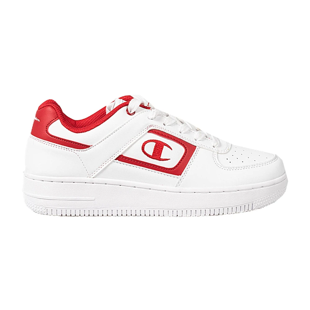 Champion Leren Vetersneakers Heren Schoenen Wit