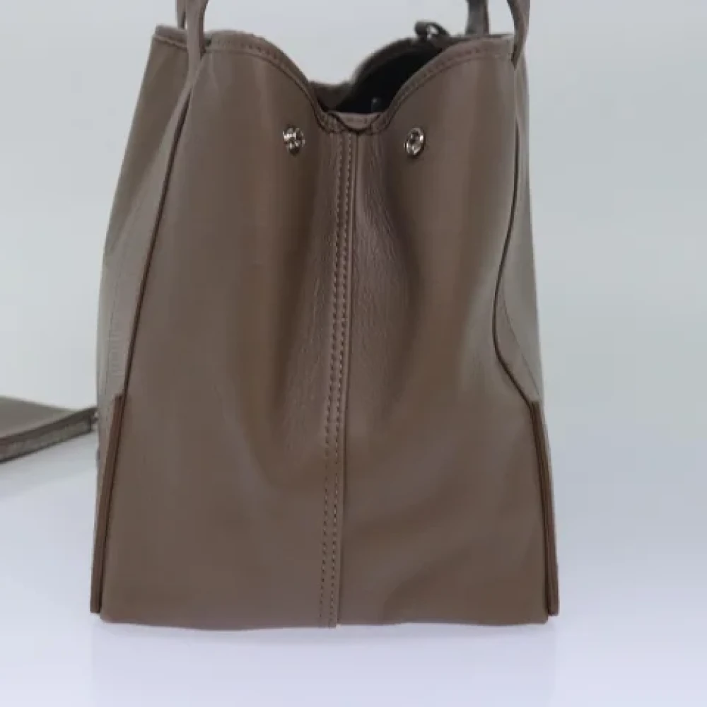 Balenciaga Vintage Pre-owned Leather handbags Gray Dames