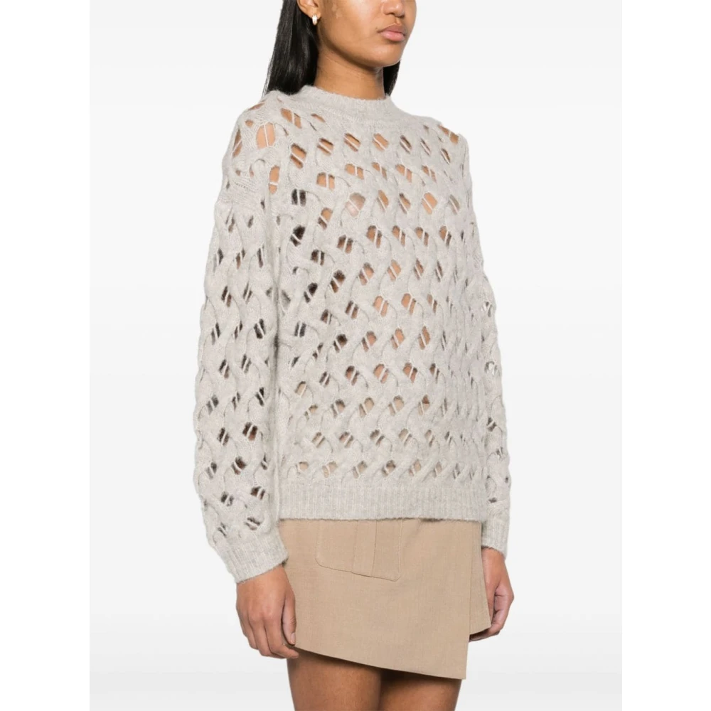 Isabel Marant Étoile Beige Sweater Aw24 Beige Dames