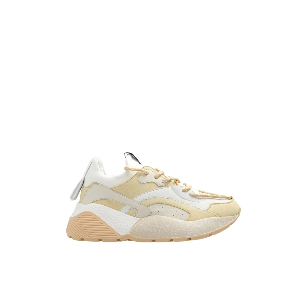 Stella Mccartney Women's Beige Sneakers, 7 Uk, Eclypse Trainers