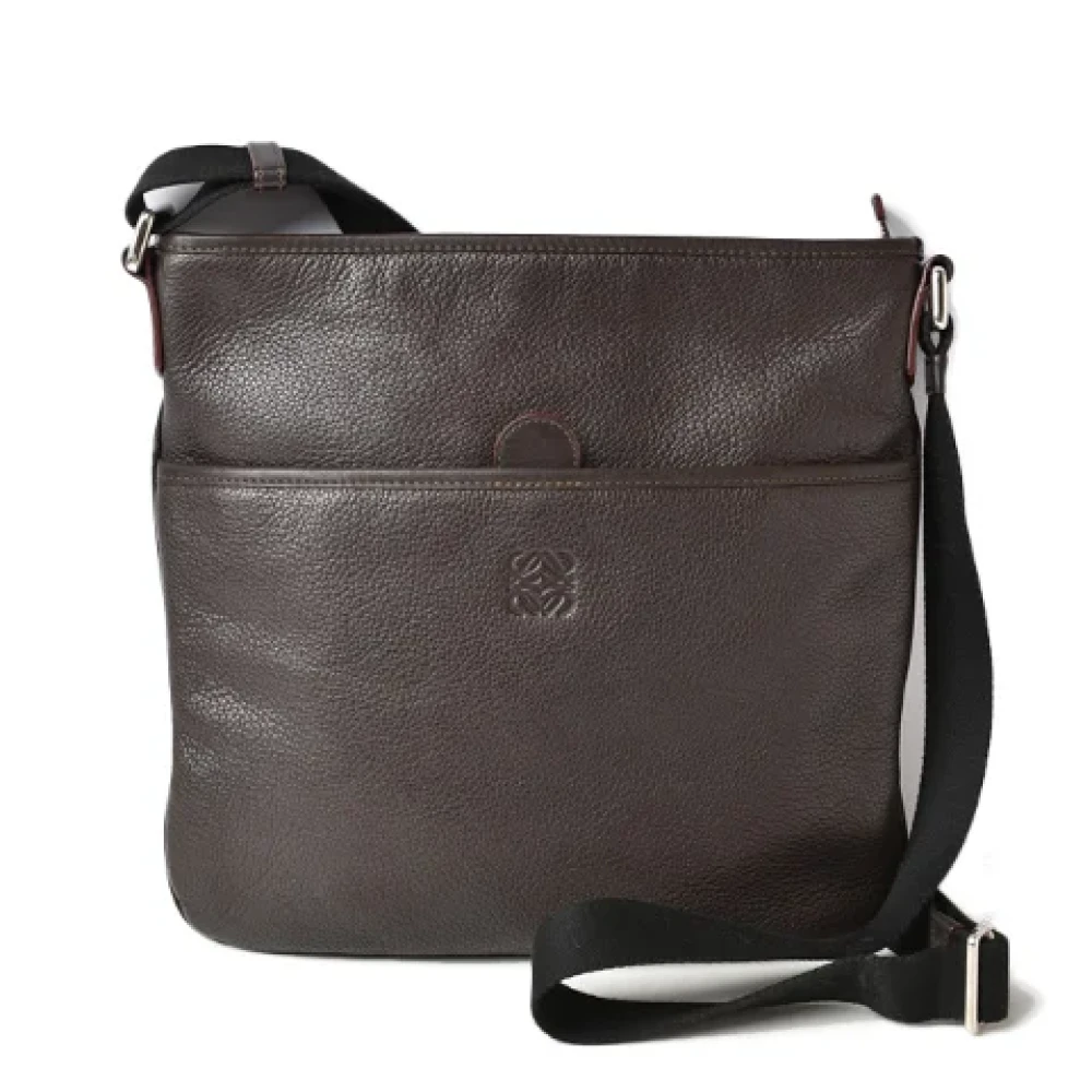 Loewe Pre-owned Leather shoulder-bags Brown Heren