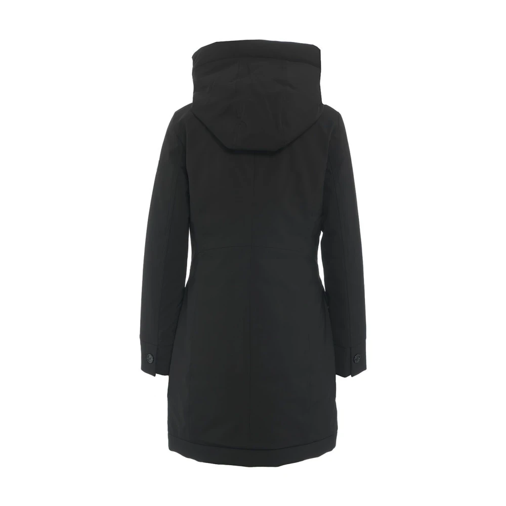 Peuterey Zwarte Parka Aw24 Dameskleding Black Dames