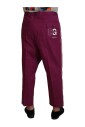 pantalon-elegant-en-coton-stretch-magenta