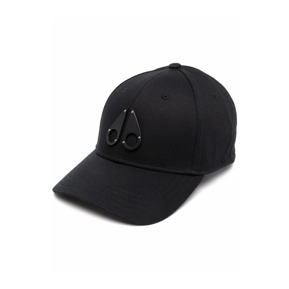 Moose Knuckles Metal Icon Logo CAP kleur: Zwart Black Heren