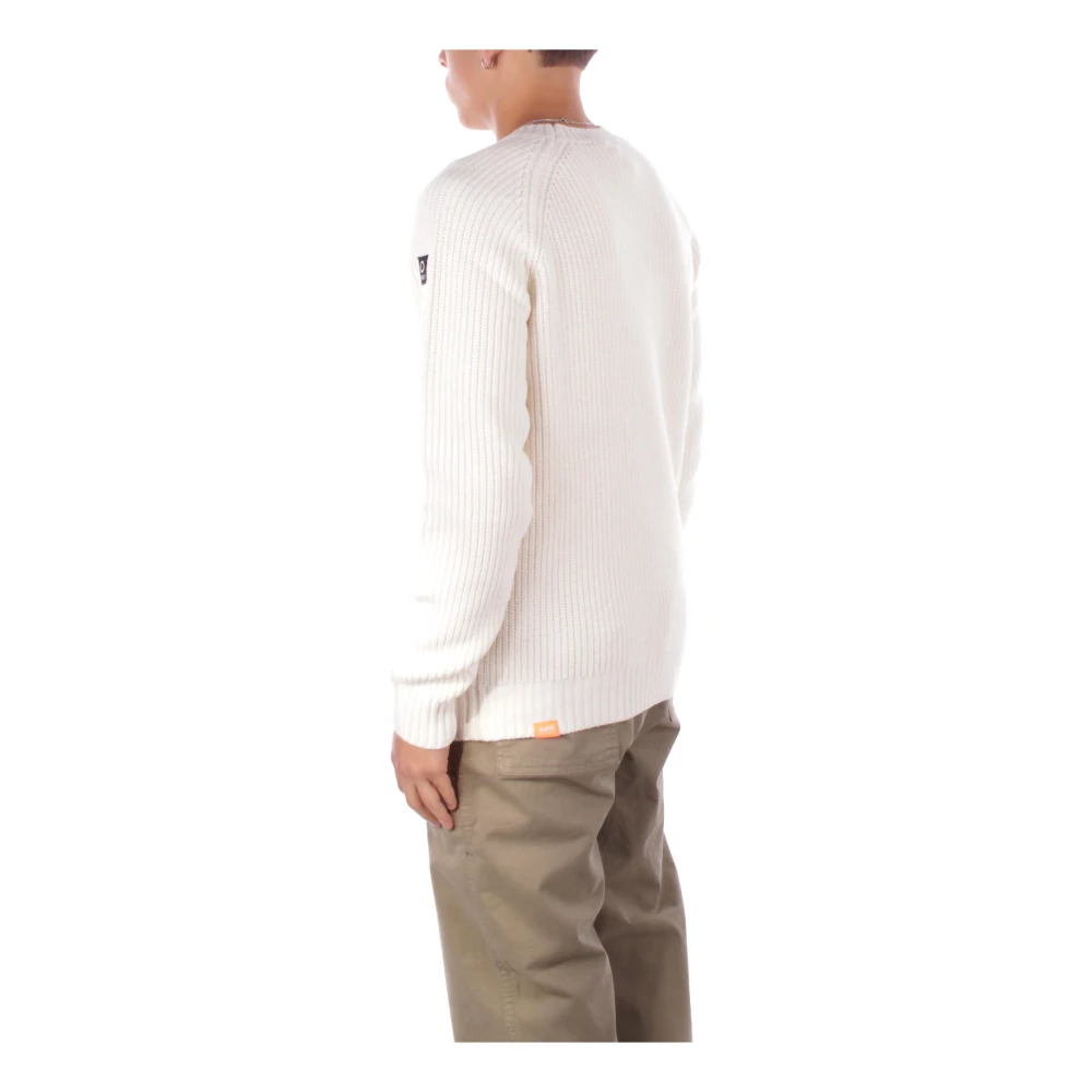 Suns Witte Logo Sweater Regular Fit White Heren