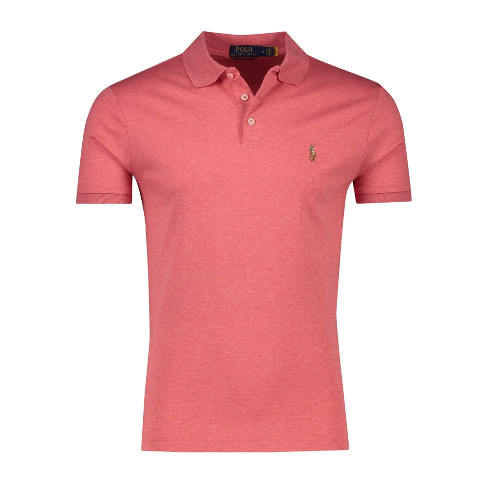 Polo Ralph Lauren Roze Kortemouw Poloshirt Pink Heren