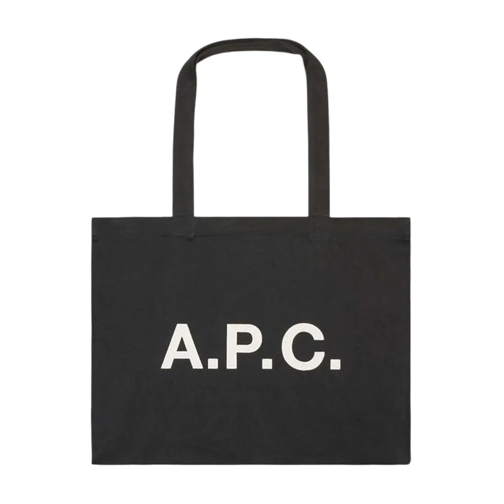 A.p.c. Unisex Black Shopping Bags, One Size, Shopping Diane Bag