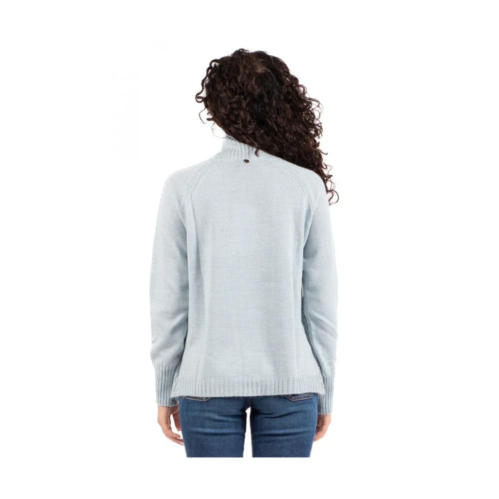 Luckylu Stijlvolle Dames Top Blue Dames
