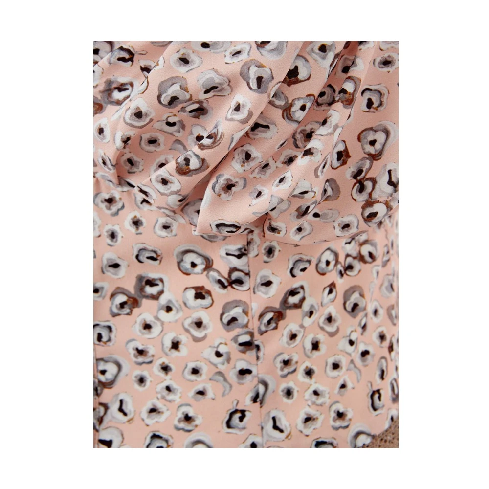 Lardini Elegante Roze Acetaat Jurk voor Speciale Avonden Multicolor Dames