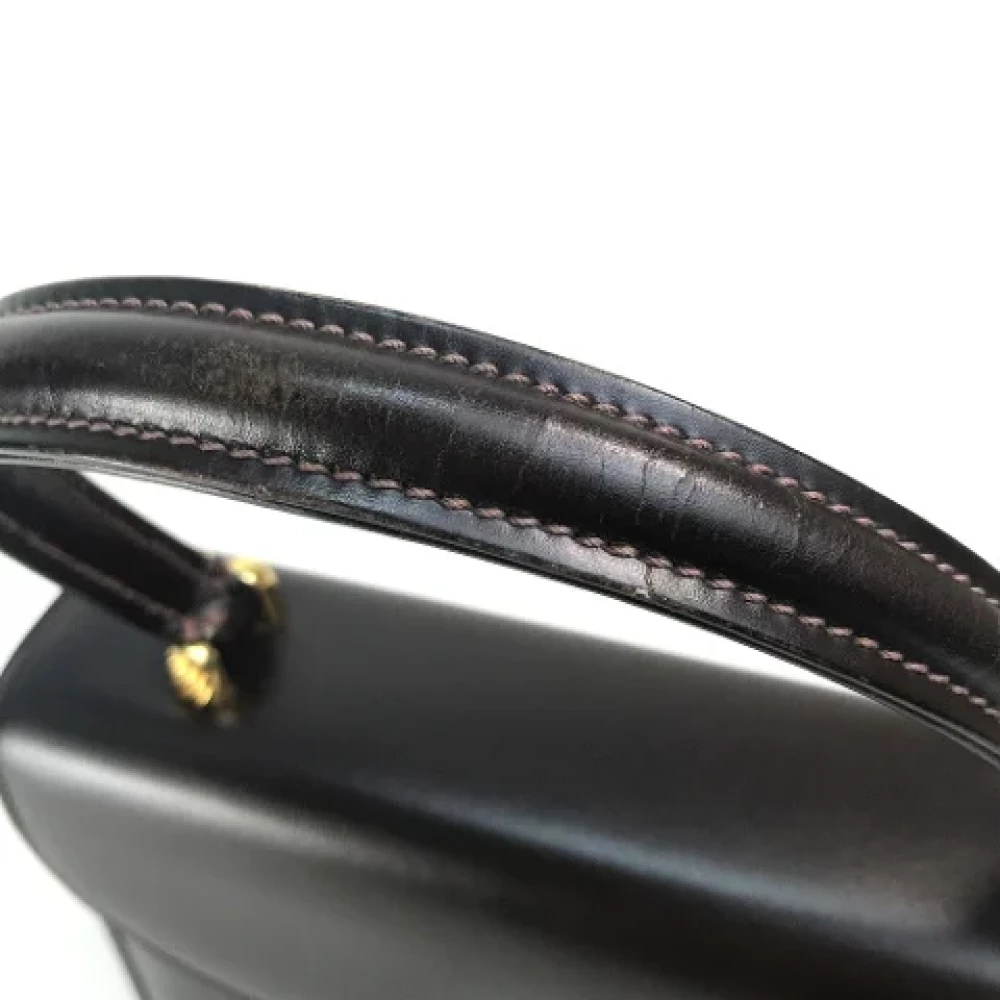 Gucci Vintage Pre-owned Leather gucci-bags Black Dames