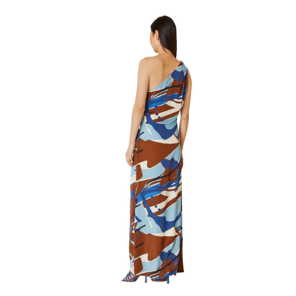 Manila Grace Elegante Jurk voor Vrouwen Multicolor Dames