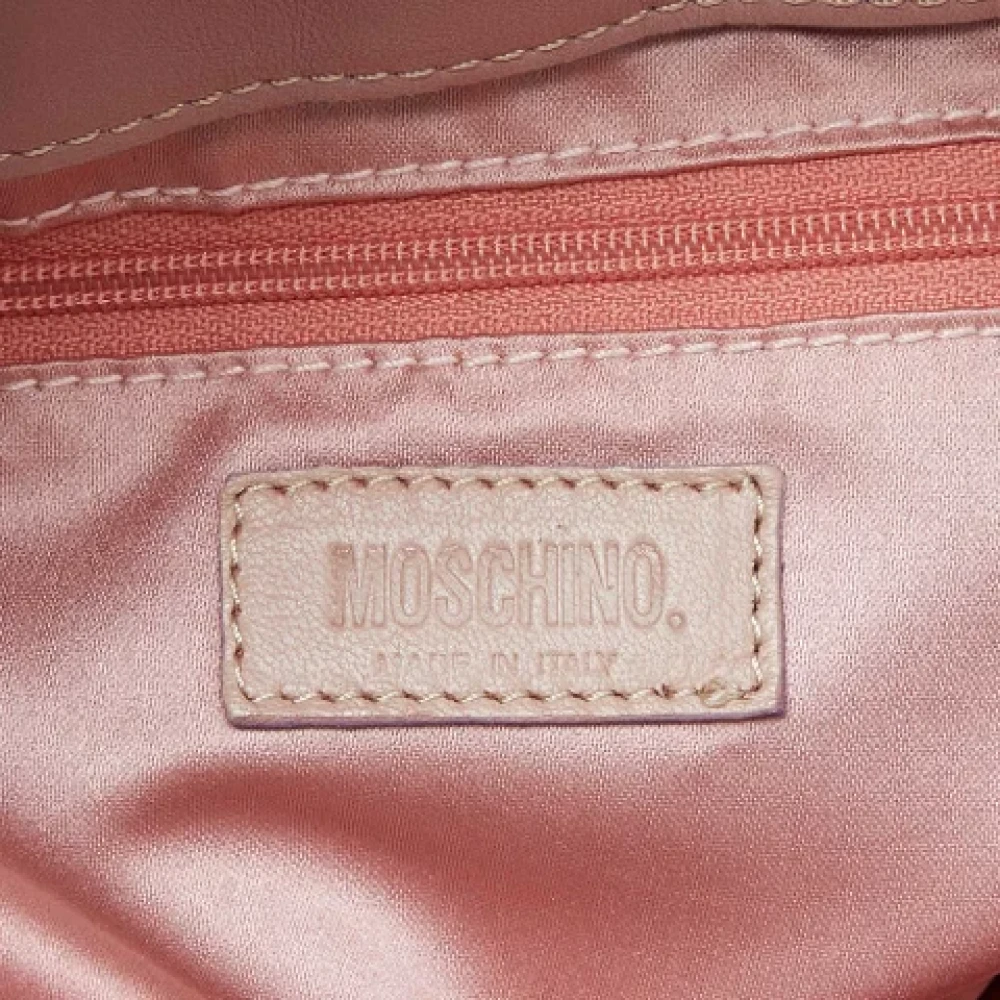 Moschino Pre-Owned Pre-owned Leather handbags Pink Dames