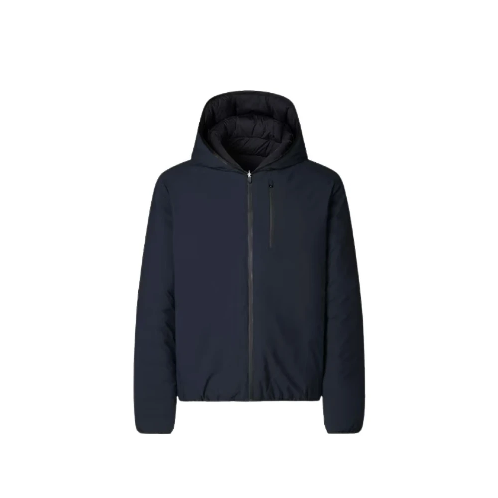 Save The Duck Omkeerbare Jas met Capuchon Blauw Blue Heren