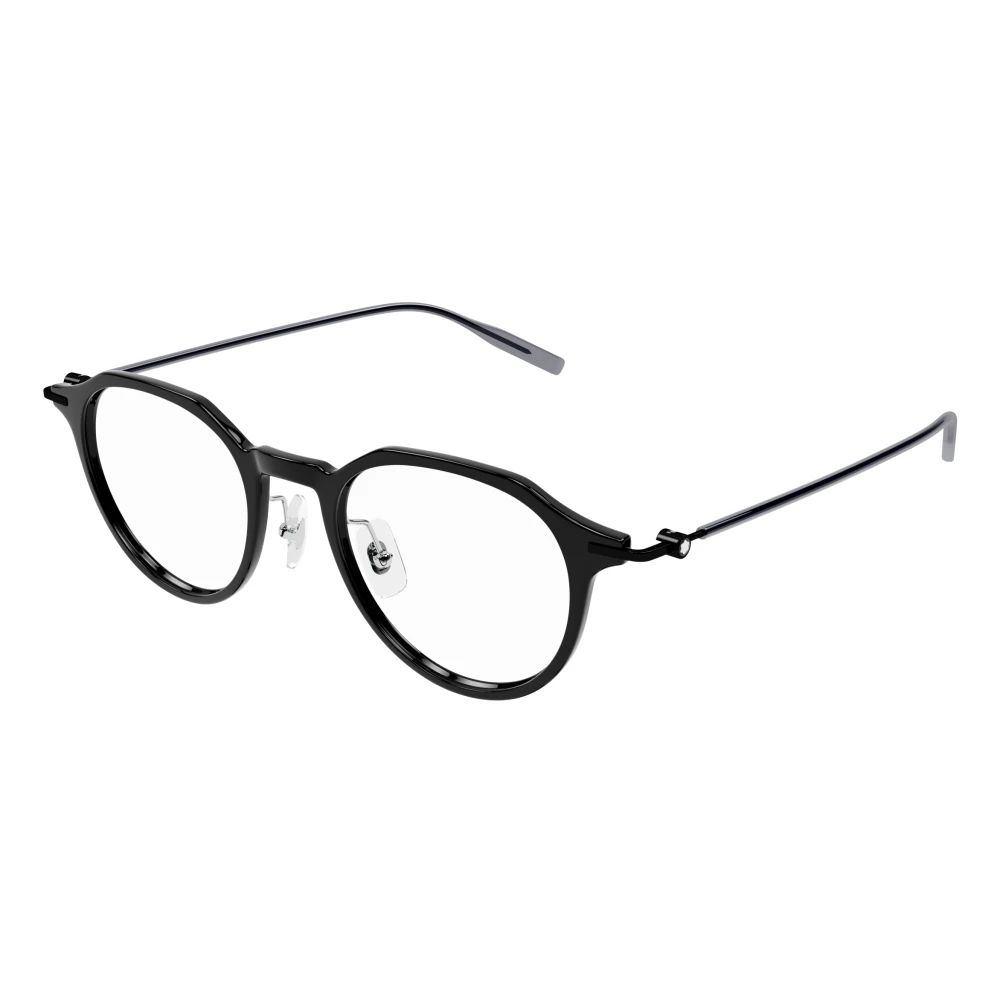 Montblanc Men's Black Glasses, 49 Mm, Stylish Eyeglasses In