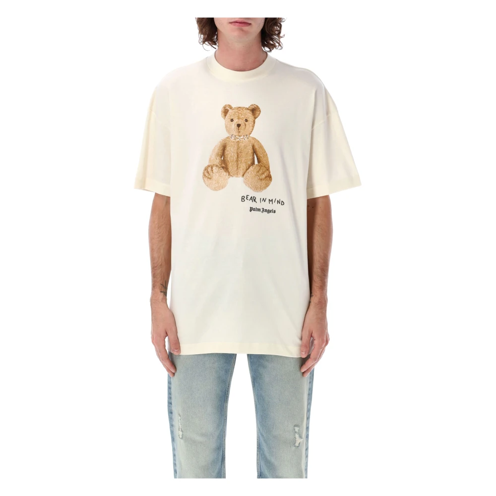 Bear in Mind T-shirt Off White Brown