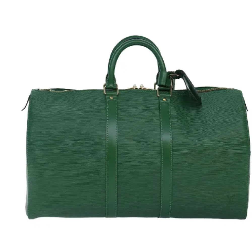 Louis Vuitton Vintage Pre-owned Leather handbags Green Dames