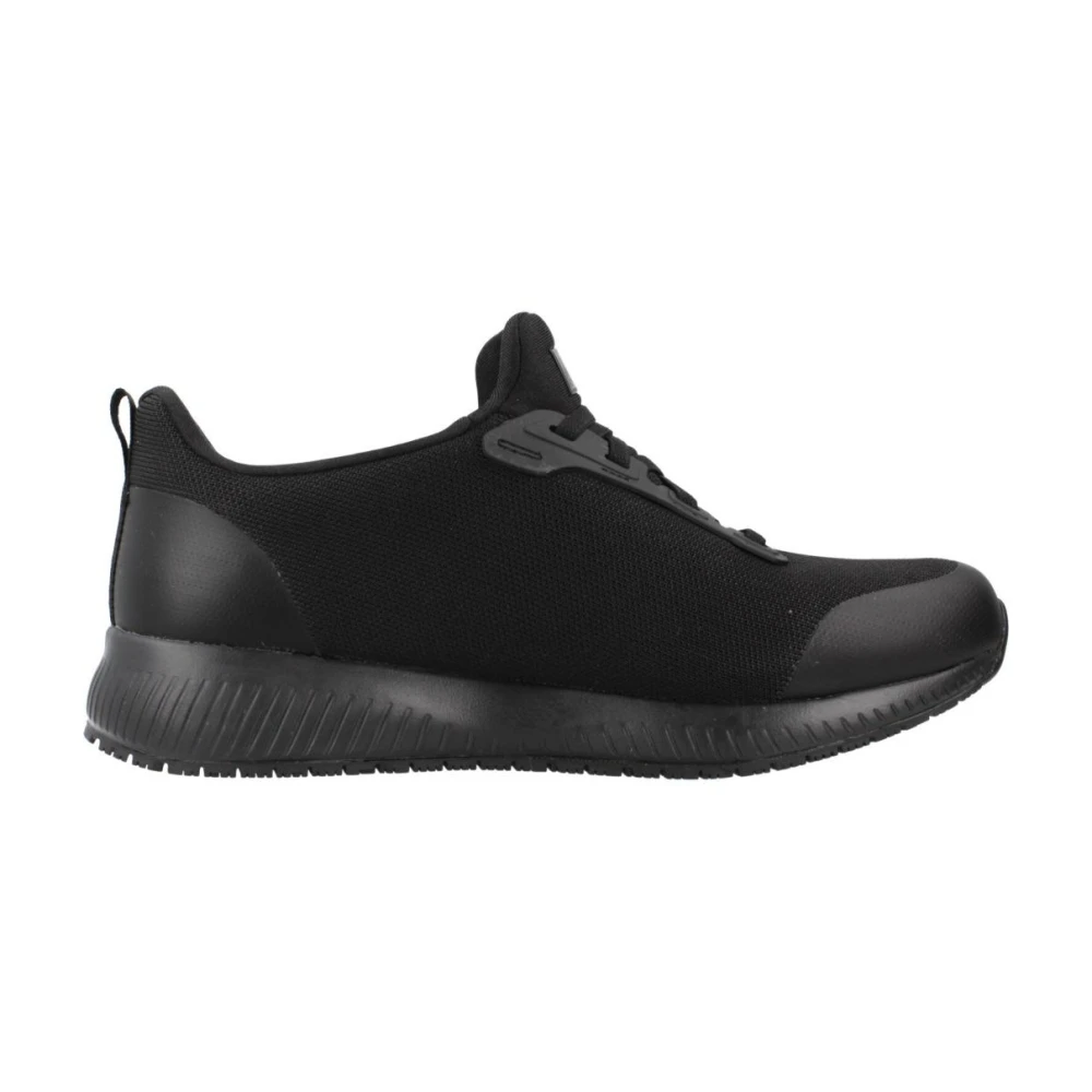 Skechers Black Sneakers, Female, 7 Uk, Sporty Squad Trainers