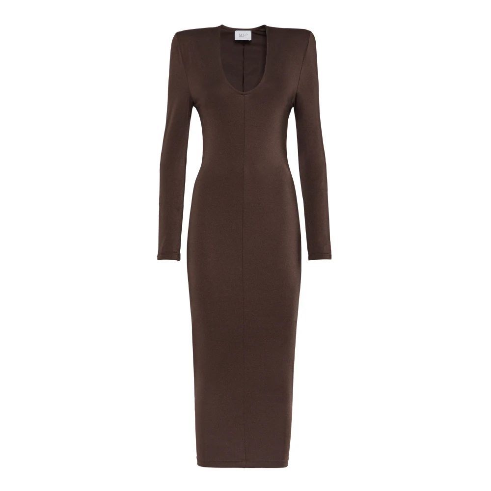 MVP wardrobe Bruine Jurk Collectie Brown Dames