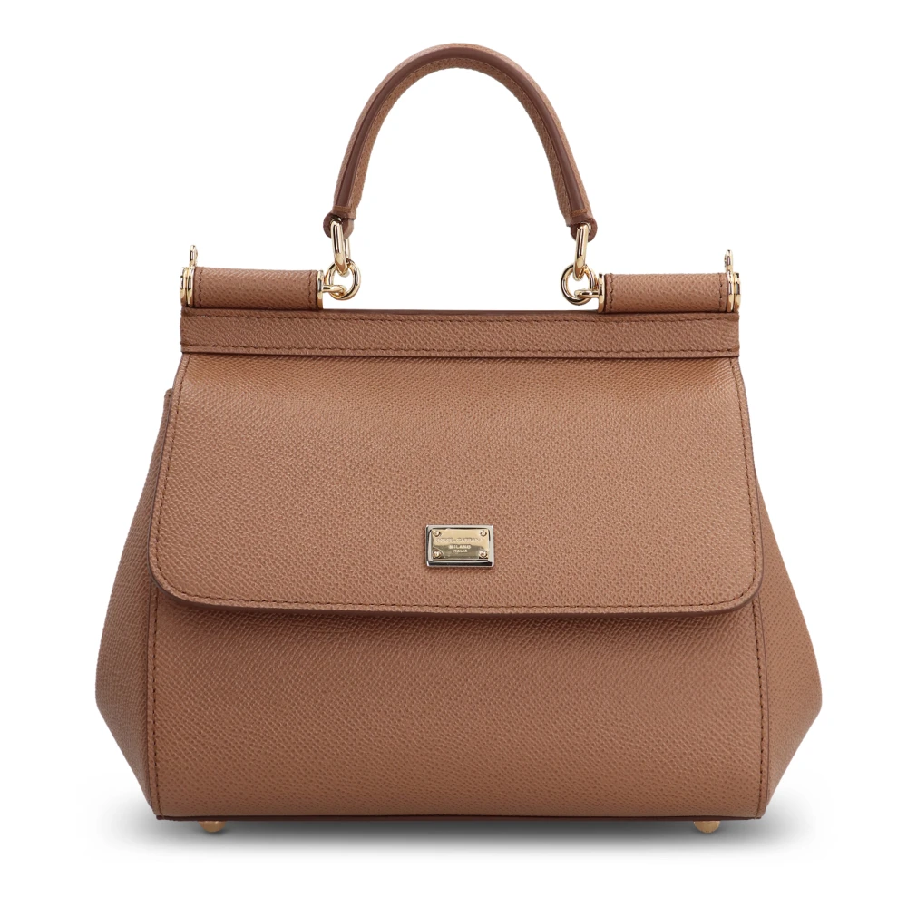 Dolce & Gabbana Donna Marrone Sicily Medium Handbag