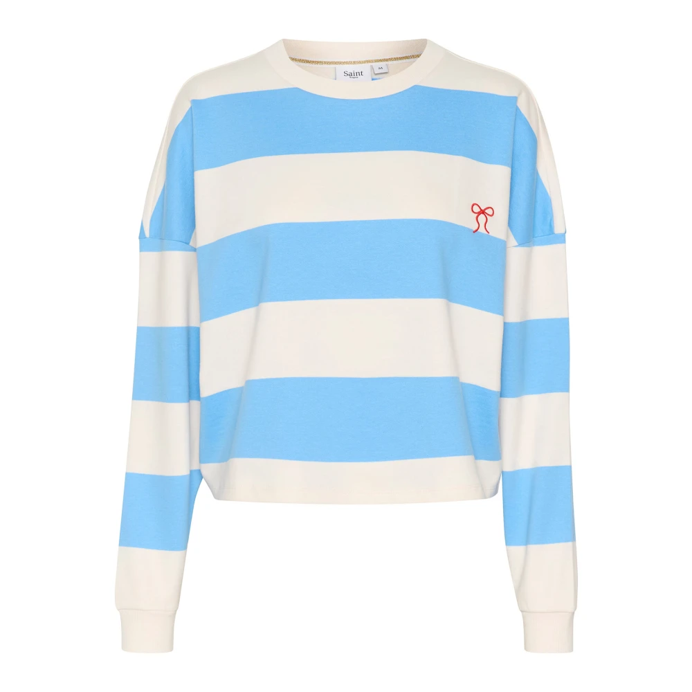 Saint Tropez All Aboard Sweatshirt met geborduurd detail Multicolor Dames