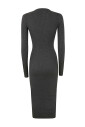 robe-longue-a-manches-longues-en-charbon
