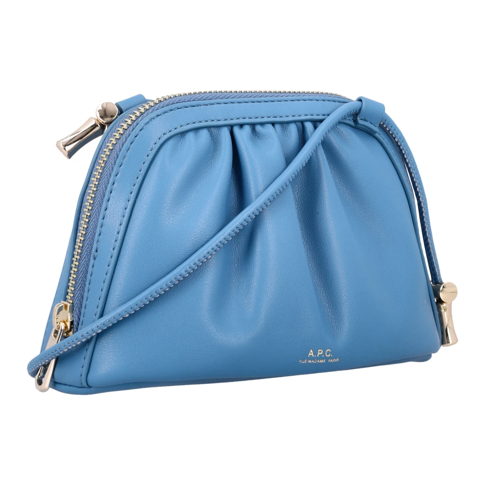 A.p.c. Blauwe Handtas Kleine Ninon Tas Blue Dames