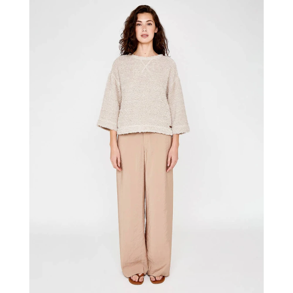 Moscow Jensie Sweatshirt Beige Dames