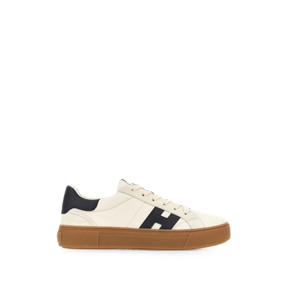 Hogan , Sneakers, Male, Multicolor, 9 Uk, H705 Leather Trainers