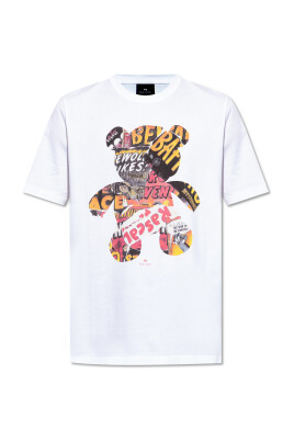 t-shirt-med-farverigt-tryk
