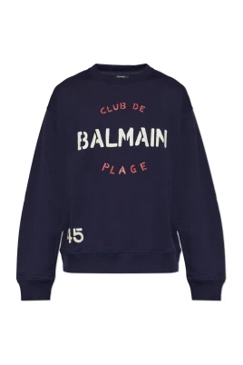 Sweatshirt med Club-tryck