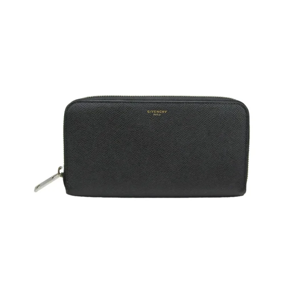 Givenchy Pre-owned Leather wallets Black Dames