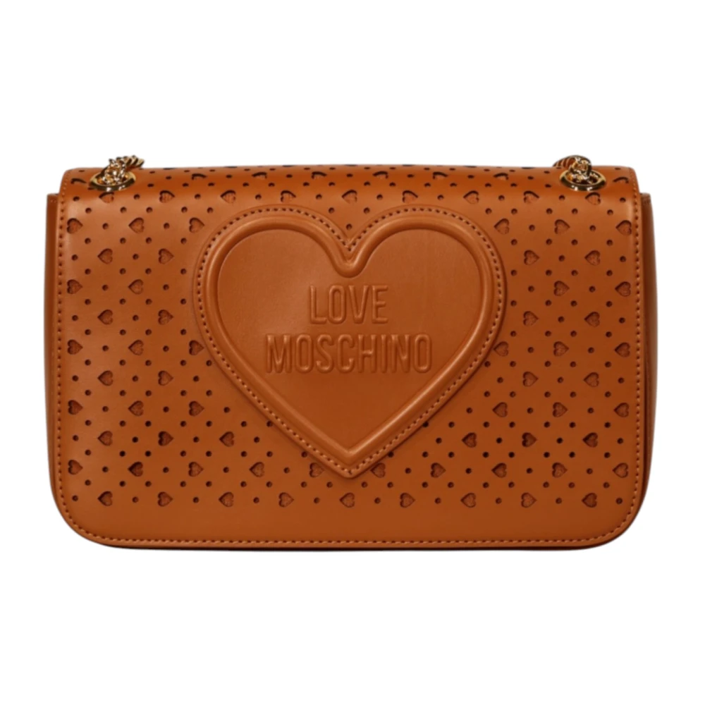 Love Moschino Women's Brown Shoulder Bags, One Size, Shoulder Bag