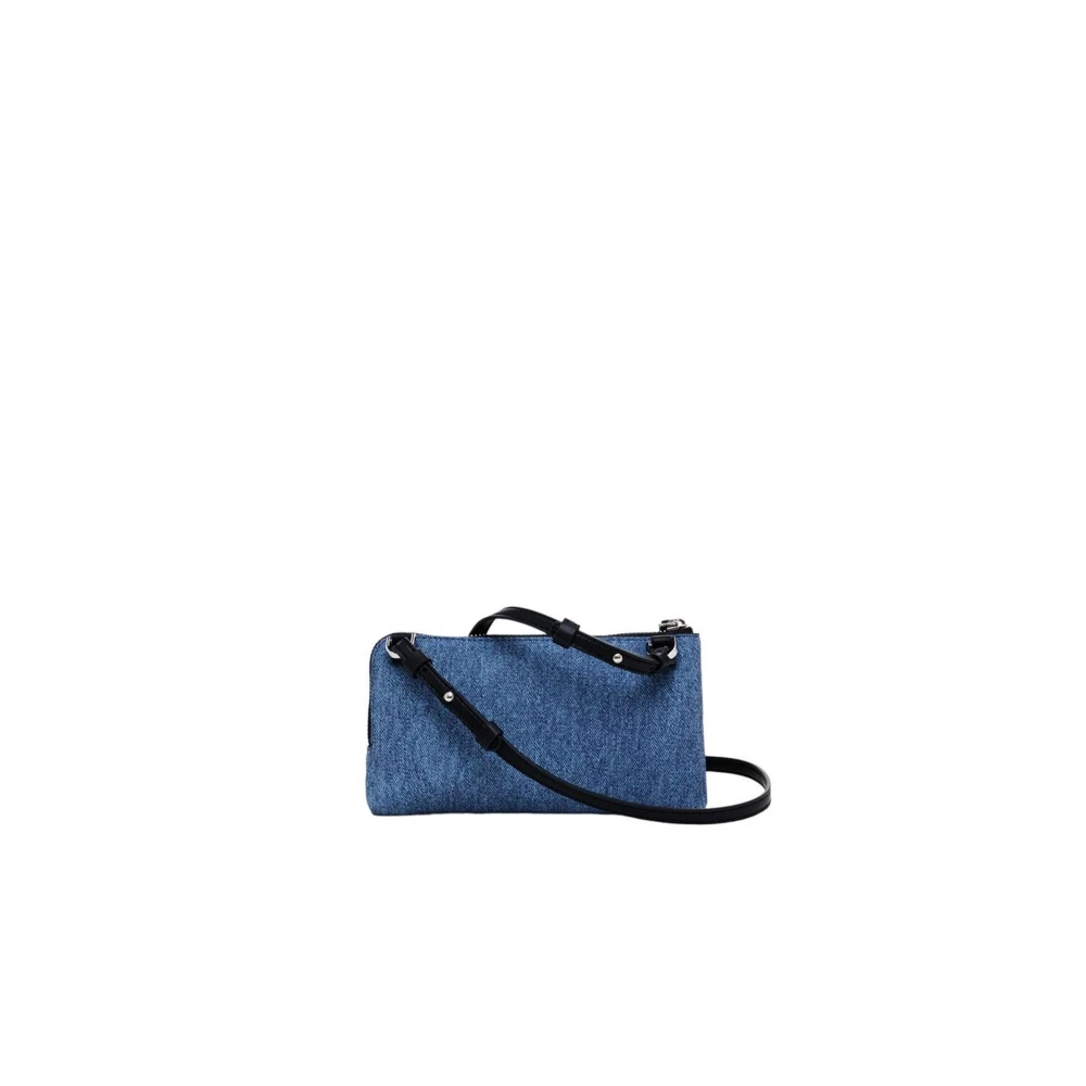 Desigual Blauwe Leren Accessoiretas Damescollectie Blue Dames
