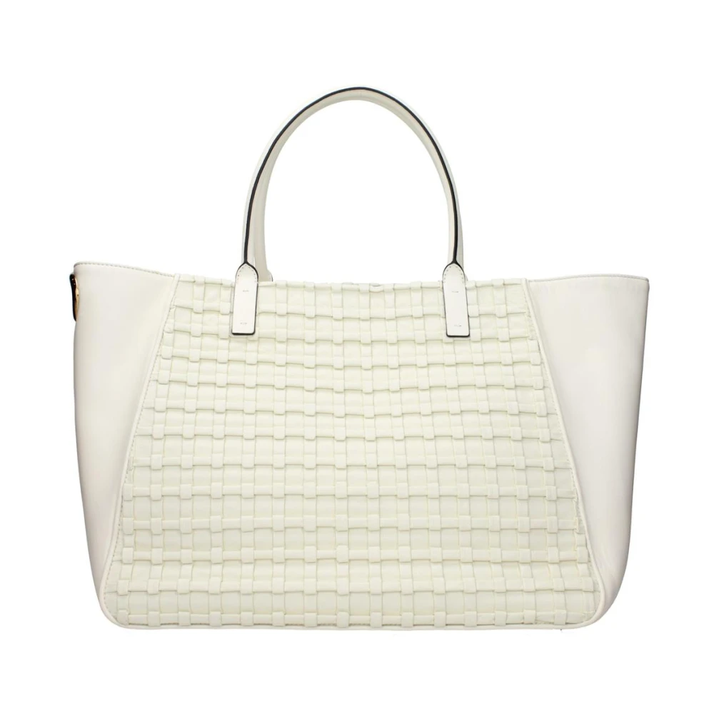 Valentino Garavani Women's Beige Elegant Leather Handbag With Sleek Design