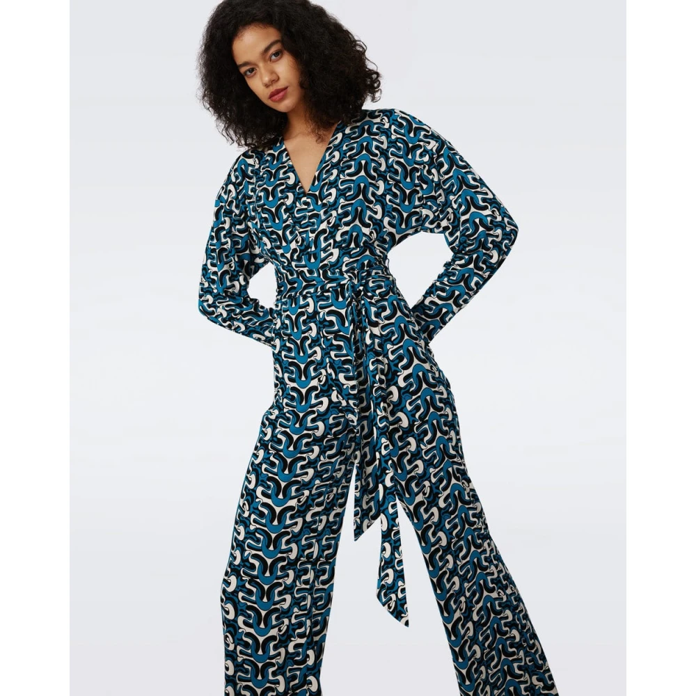 Diane Von Furstenberg Stijlvolle Broeken voor Vrouwen Blue Dames