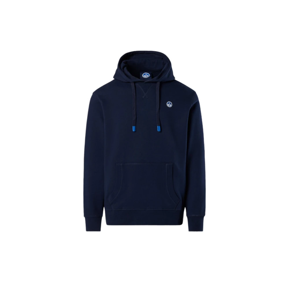 North Sails Men's Blue Hooded Sweatshirt - Hoodies - L - Sweatshirts & Hoodies