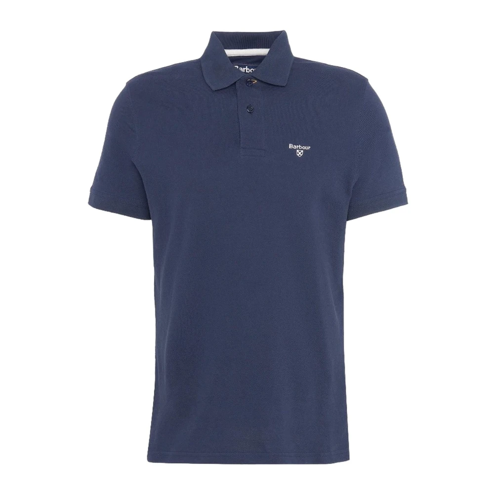 Barbour Polo Shirts Blue Heren