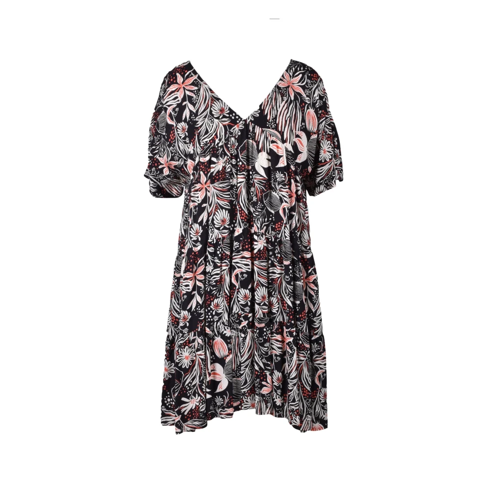 Attic and Barn Viscose jurk voor vrouwen Multicolor Dames