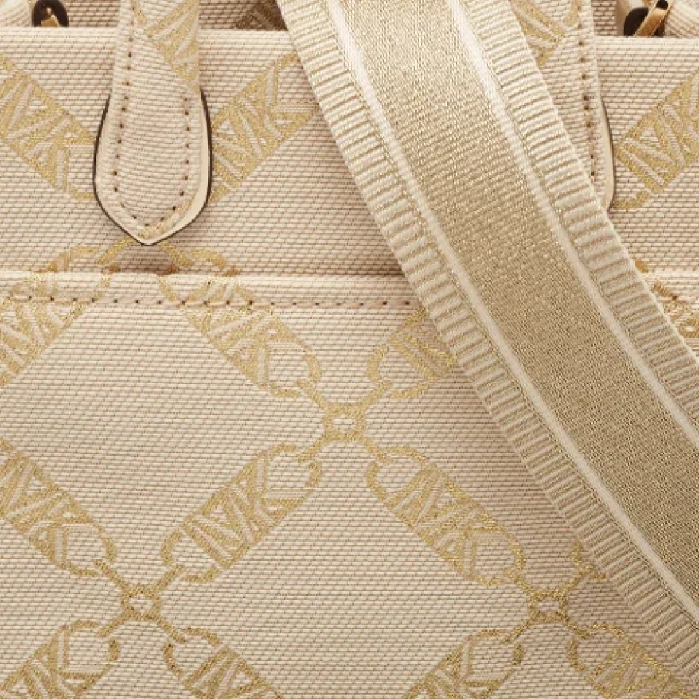 Michael Kors Pre-owned Canvas crossbody-bags Beige Dames