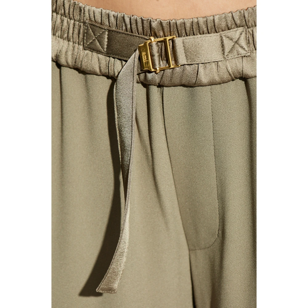 Ami Paris Broek met riem Green Dames