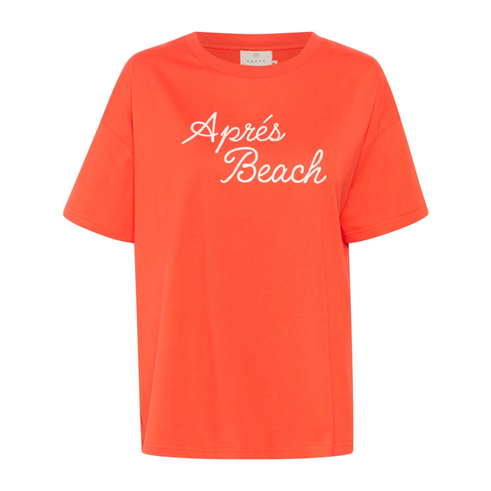 Kaffe - Tops > T-Shirts - Red - Kaffe - Modalova