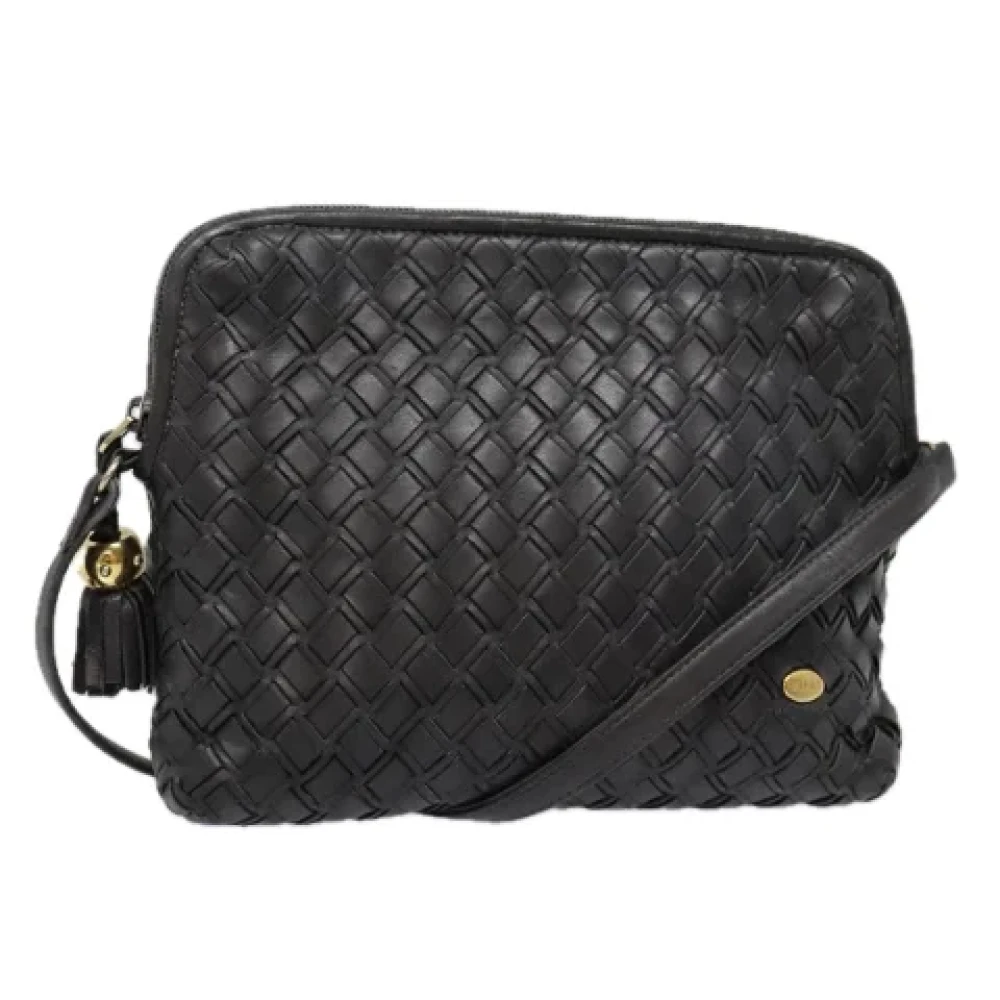 Bally Pre-owned Leather shoulder-bags Black Dames