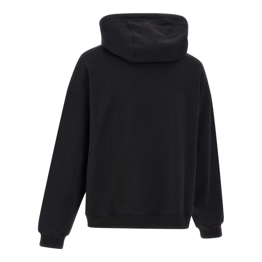 Fiorucci Zwarte Katoenen Hoodie Black Heren