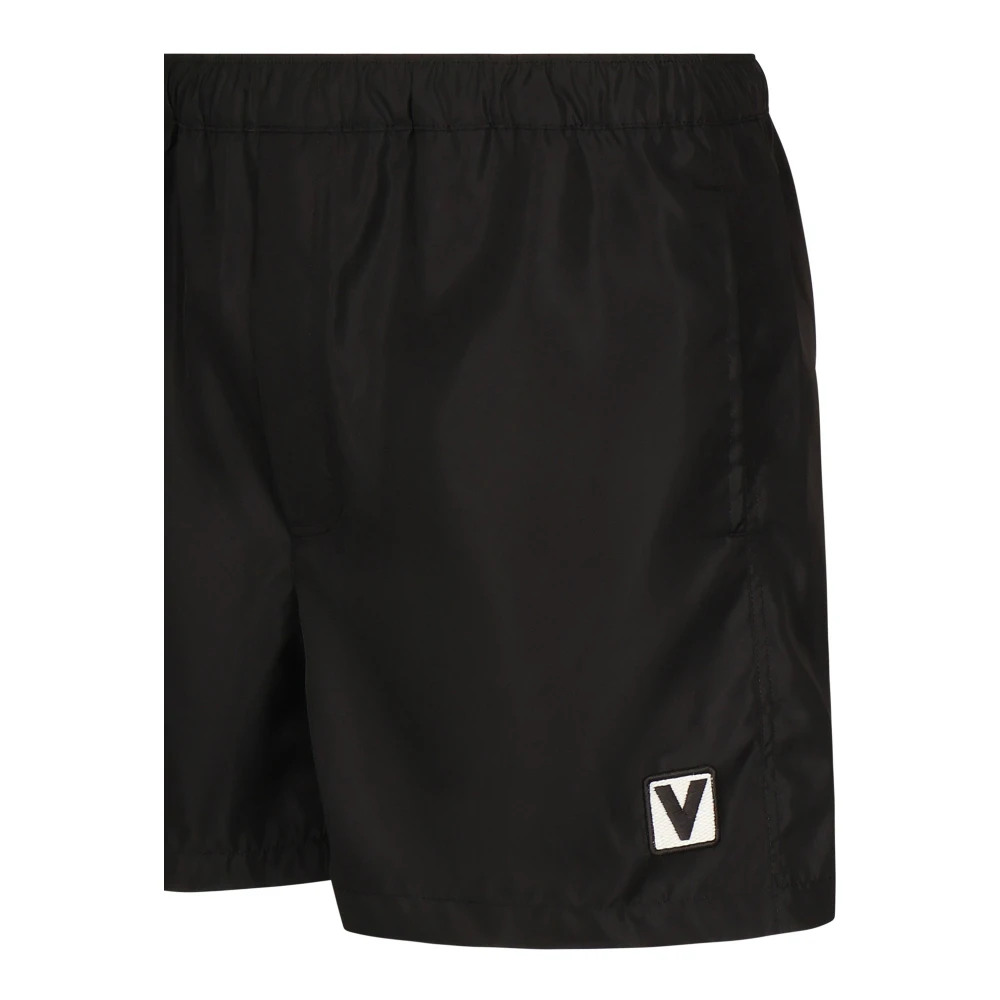 Valentino Garavani Zwarte Zee Kleding Strandkleding Black Heren