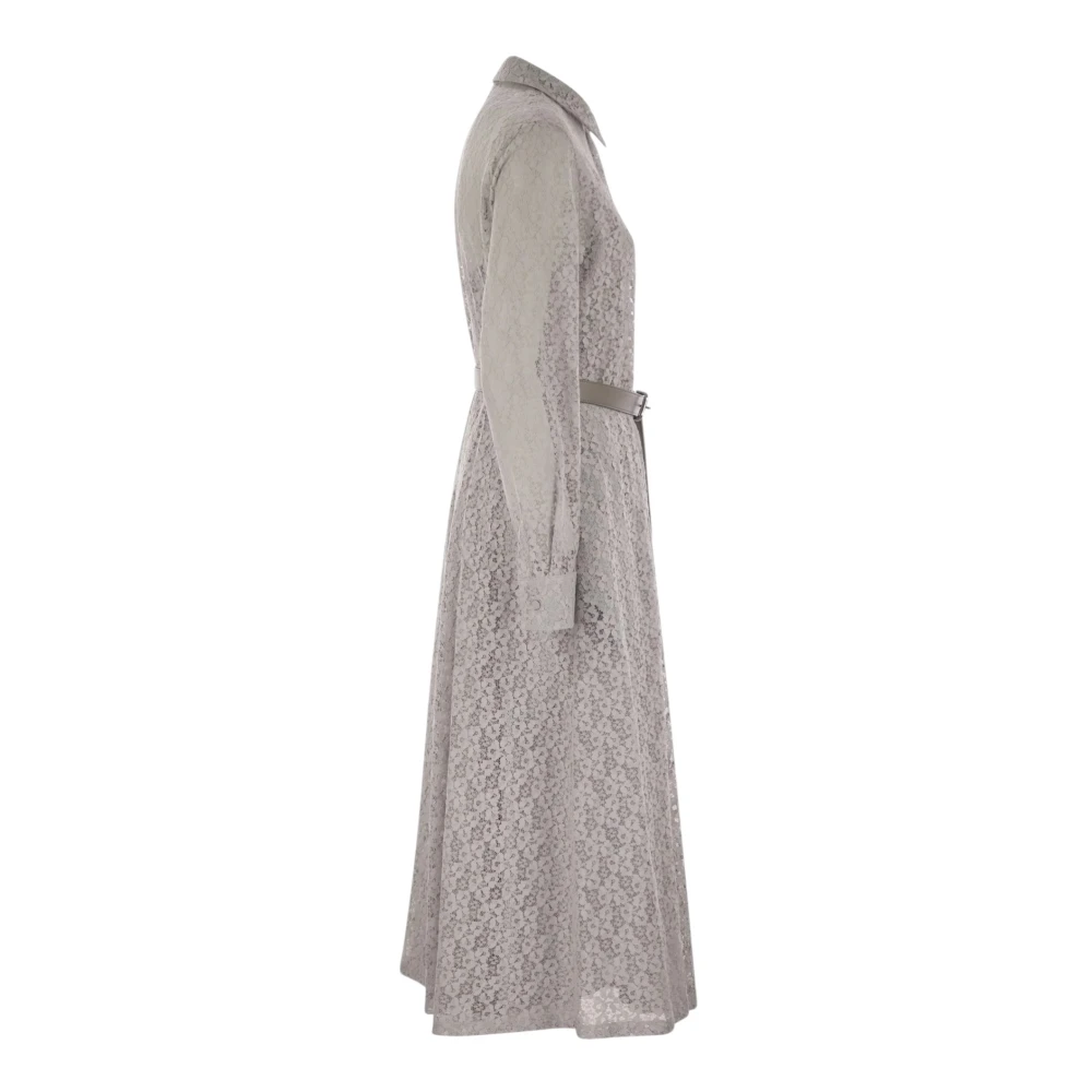 Max Mara Studio Elegante Jurk voor Speciale Gelegenheden Gray Dames