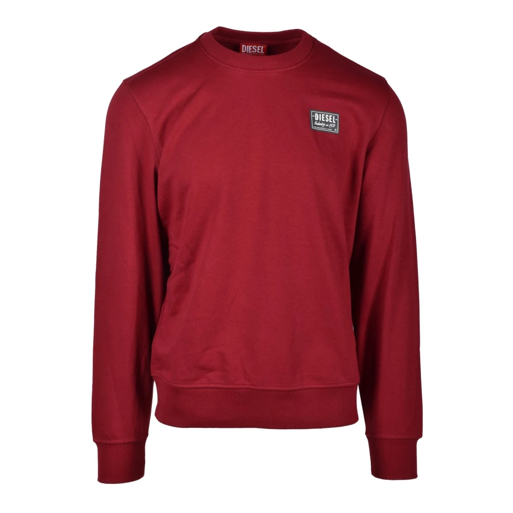 Diesel Katoenmix Sweatshirt Red Heren