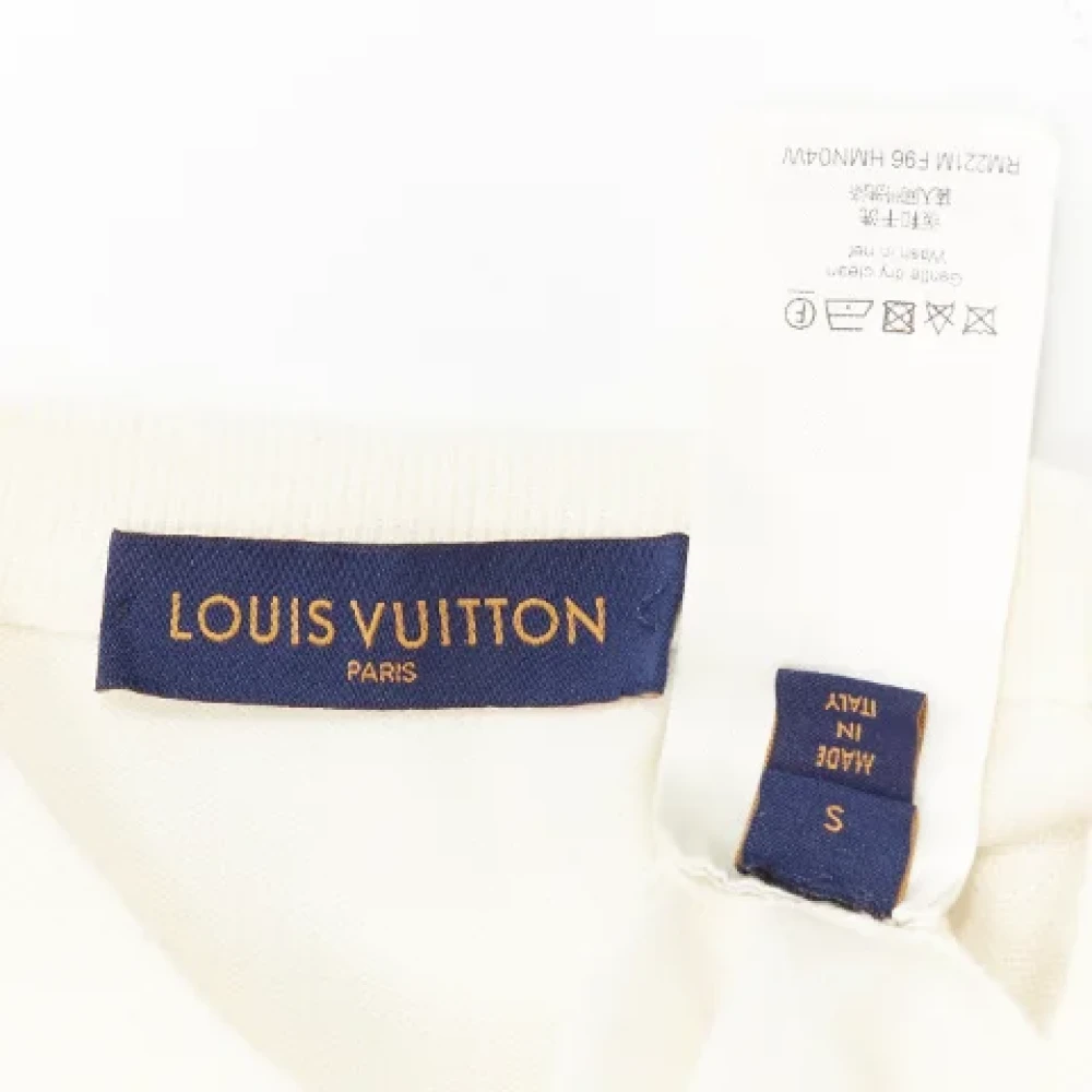 Louis Vuitton Vintage Pre-owned Cotton tops Beige Heren