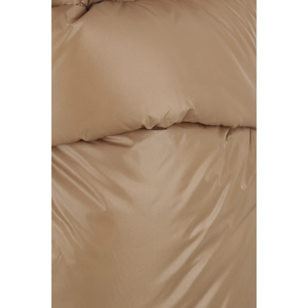 Jil Sander Beige Oversize Nylon Jas Beige Heren